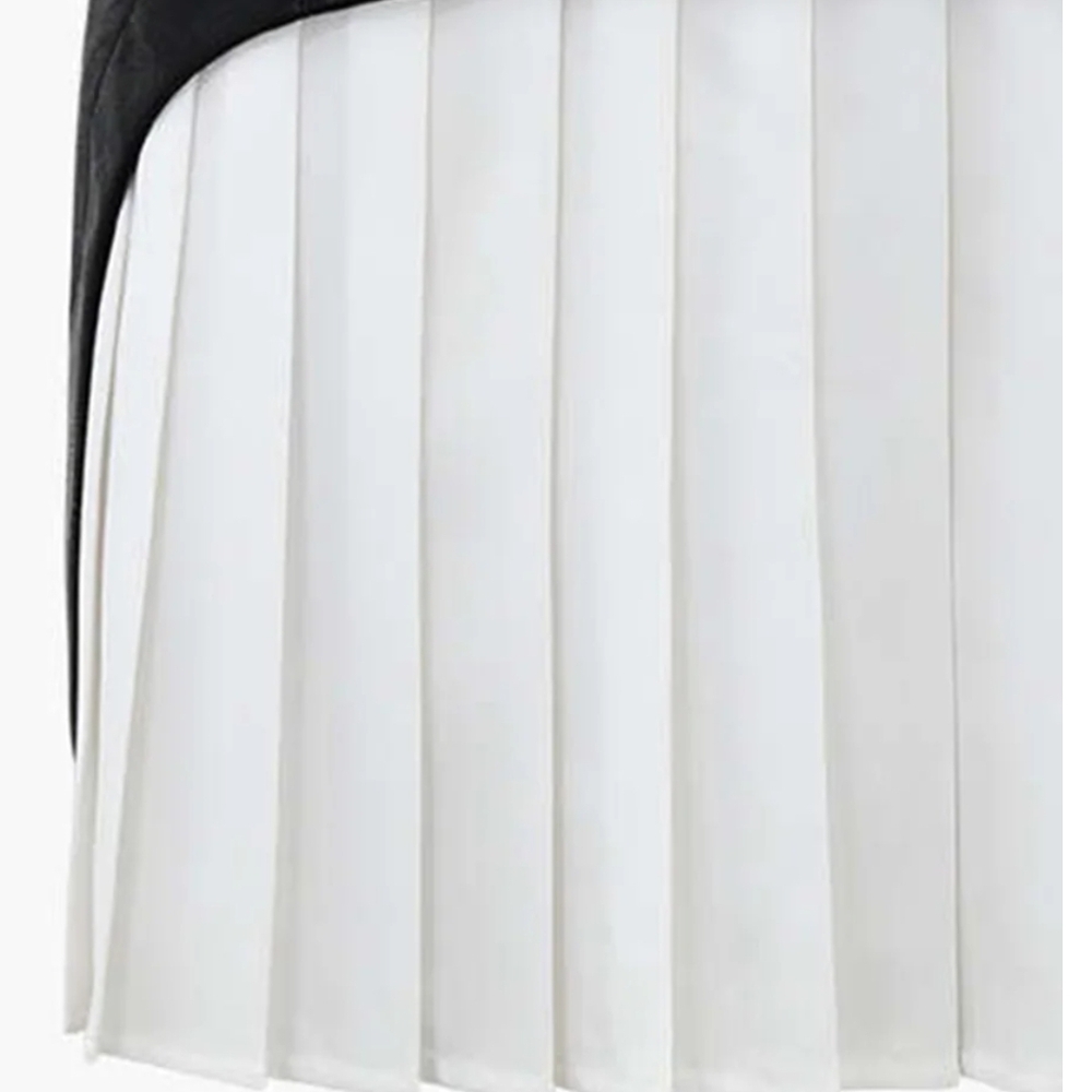 Black and White Women's Skirt - Picture 3 of 6